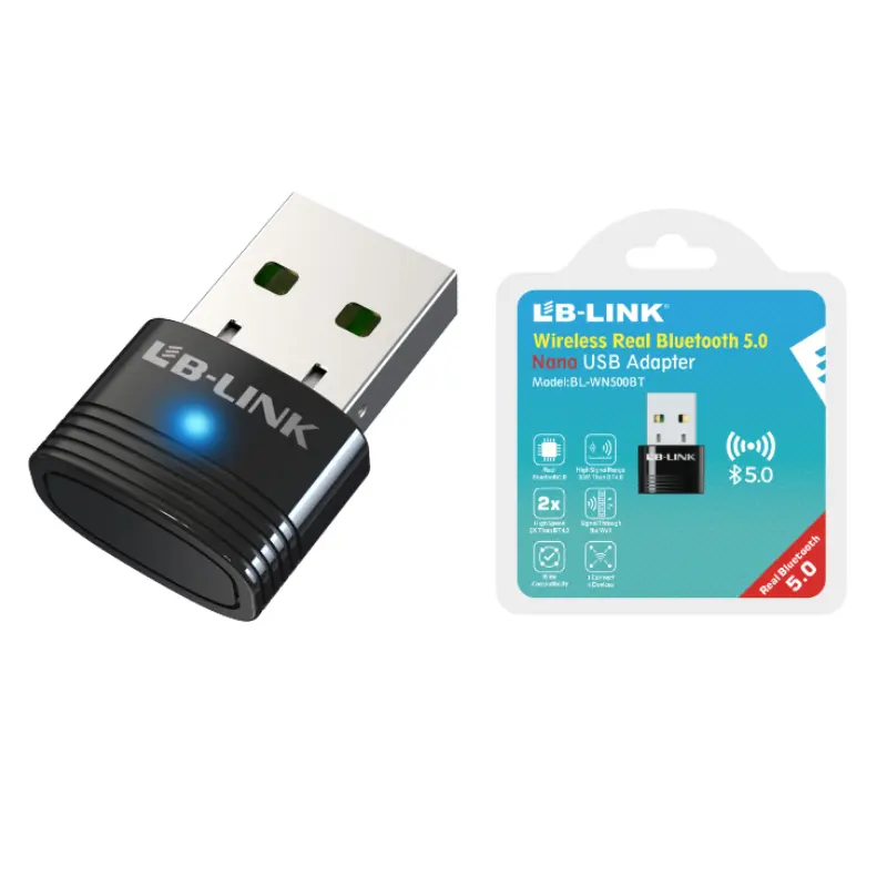 BL-WN500BT MINI USB WIFI Transmitter and Receiver True Bluetooth 5.0 Mini Wireless USB Adapter desktop computer receiver