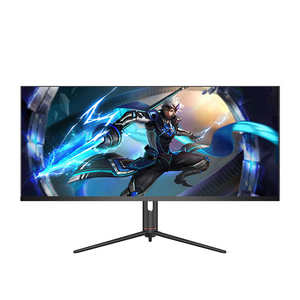 จอเกมมิ่งโค้ง 21:9 IPS ความละเอียด 3440x1440 144Hz HDR LED สำหรับเดสก์ท็อป สีดำ จอ LCD แบบไวด์สกรีน - Product Image 1