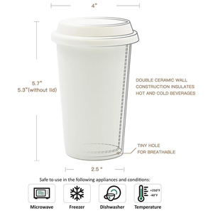 Gobelets en papier kraft à double paroi personnalisés avec logo, jetables, 8oz, 10oz, 12oz, 16oz, avec couvercles, pour café chaud et boissons gazeuses - Product Image 2