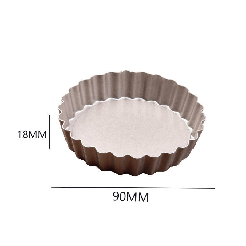 Plateau antiadhésif de cuisson de mini vague de 3,5 pouces