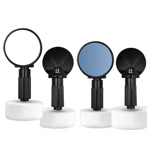 Nouveaux accessoires universels de modification pour moto tout-terrain et véhicule électrique, embouts de guidon mini en alliage d'aluminium, petits rétroviseurs - Product Image 1