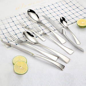Couverts en acier inoxydable miroir Couverts de restaurant Couverts en argent Argenterie de haute qualité - Product Image 1