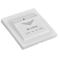 Interruptor de tarjeta de inserción de Hotel, inducción de alta frecuencia, toma de energía, ahorro de energía, tarjeta de habitación de Hotel inteligente, interruptor de pared