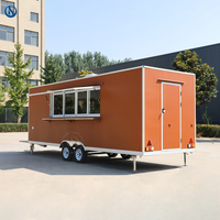 Remorque alimentaire Honlu, camion de cuisine mobile, remorque de cuisine commerciale pour la restauration de rue, les événements et les services à emporter