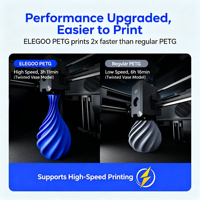 Filamen PLA Basic ELEGOO 1.75mm, Material Printer 3D untuk Model DIY, Proyek Edukasi, Pasokan Grosir