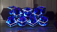 Cubo mágico para cabina de DJ, módulo cuadrado de exhibición, personalizado, led para cabina de DJ, bar, pantalla led para discoteca