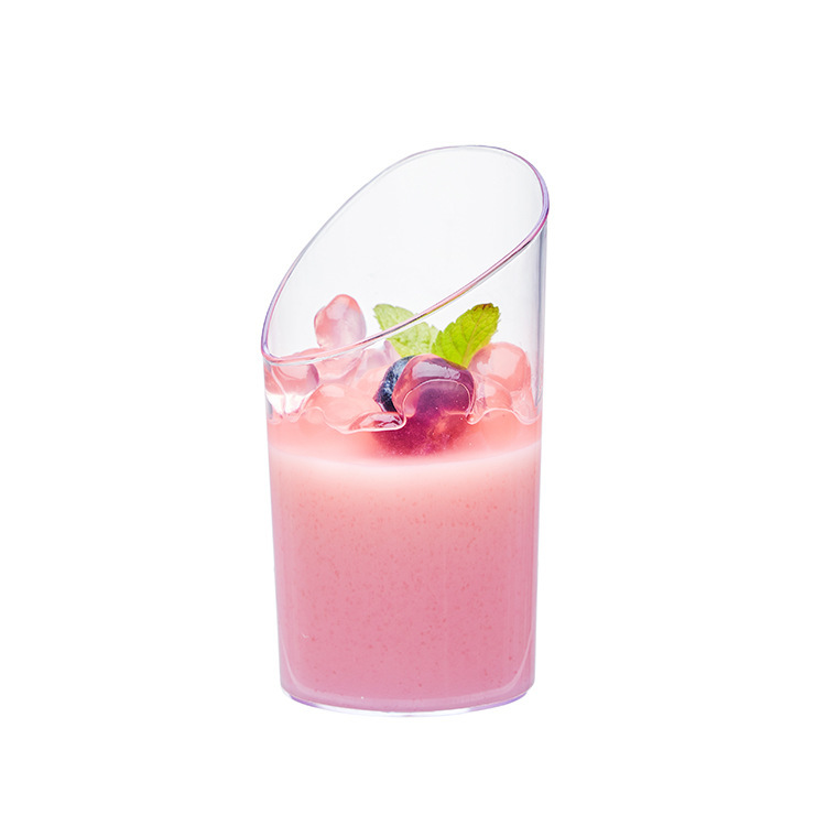 Disposable Small Clear 80ml Bevel Connection