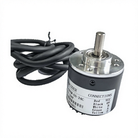 Encodeur rotatif incrémental biphasé LPD3806-50ZM-G5 AB, 600 impulsions, arbre de 38 mm avec 6 mm 600P 38 mm