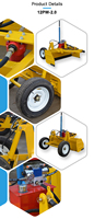 Prix de gros usine : Mini niveleuse laser pour terres agricoles, machine de nivellement de terrain