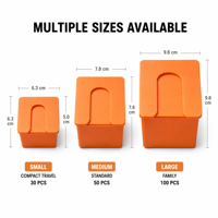 Caja Organizadora de Plástico Personalizada, Toallitas Desechables para Gafas, Guantes, Múltiples Colores y Tamaños Opcionales, Diseño Luminoso y Funcional