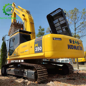 Máquina de construcción original japonesa usada de alta calidad, excavadora Komatsu PC350 350, excavadora de orugas usada a la venta - Product Image 3
