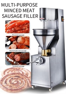 Machine à Saucisses Électrique Industrielle Commerciale Automatique et Manuelle, Remplisseuse de Viande, Machine à Embosser et à Remplir les Saucisses, <span class=keywords><strong>Prix</strong></span> Compétitif - Product Image 5