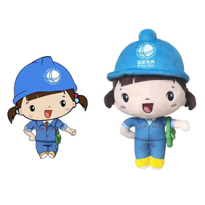 CE personalizado de juguete de dibujos animados Anime Plushie Animal bajo MOQ fabricante de tela de algodón de diseño personalizado juguetes de peluche - Product Image 5