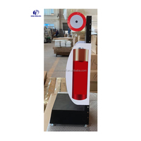 Vitrine professionnelle métallique pour batterie, vente en gros, 9 pièces, prix d'usine