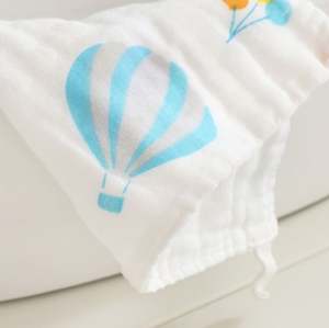 Lingettes carrées en mousseline pour bébé, en coton doux, pour le bain et le visage, 6 couches, extra absorbantes, écologiques, pour nourrissons - Product Image 5