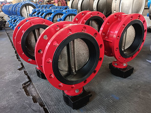 Gang tay Van bướm với con dấu cứng nhiệt độ cao áp lực tuabin mặt bích DN50-DN200 cho nước dầu khí phương tiện truyền thông - Product Image 6