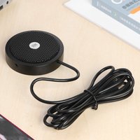Micrófono de Condensador Cardioide USB para Videoconferencias, PC, PS4, Grabación en Estudio Casero, Teléfono Móvil, Cableado, Metálico, de Escritorio