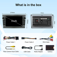 Autoradio Rhythm Linux 7 pouces IPS avec CarPlay pour Opel Vauxhall Holden 2004-2012, appels mains libres, Mirror Link, radio FM, caméra AHD