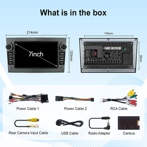 Autoradio Rhythm Linux 7 pouces IPS avec CarPlay pour Opel Vauxhall Holden 2004-2012, appels mains libres, Mirror Link, radio FM, caméra AHD - Product Image 6