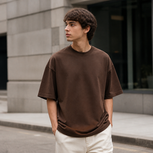 <b>High</b> quality 220GSM 100% Cotton <b>men's</b> t-shirts Custom Print Wholesale t shirt Blank Custom Logo Oversized <b>Tshirt</b> for <b>Men</b> - Product Image 2