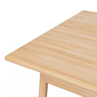 Bureau de travail minimaliste moderne en bambou pour la maison, la salle d'étude ou comme table d'écriture/ordinateur, fabriqué en Chine