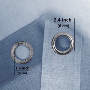 Bindi Ombre rideaux filtrants de lumière rideaux tissu fenêtre nuances panneau Faux lin dégradé Semi Voile <span class=keywords><strong>rideau</strong></span> - Product Image 5