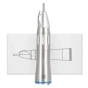 Dental low speed Straight Nose Cone Handpiece with Inner Water Spray Channel and Optic Fiber