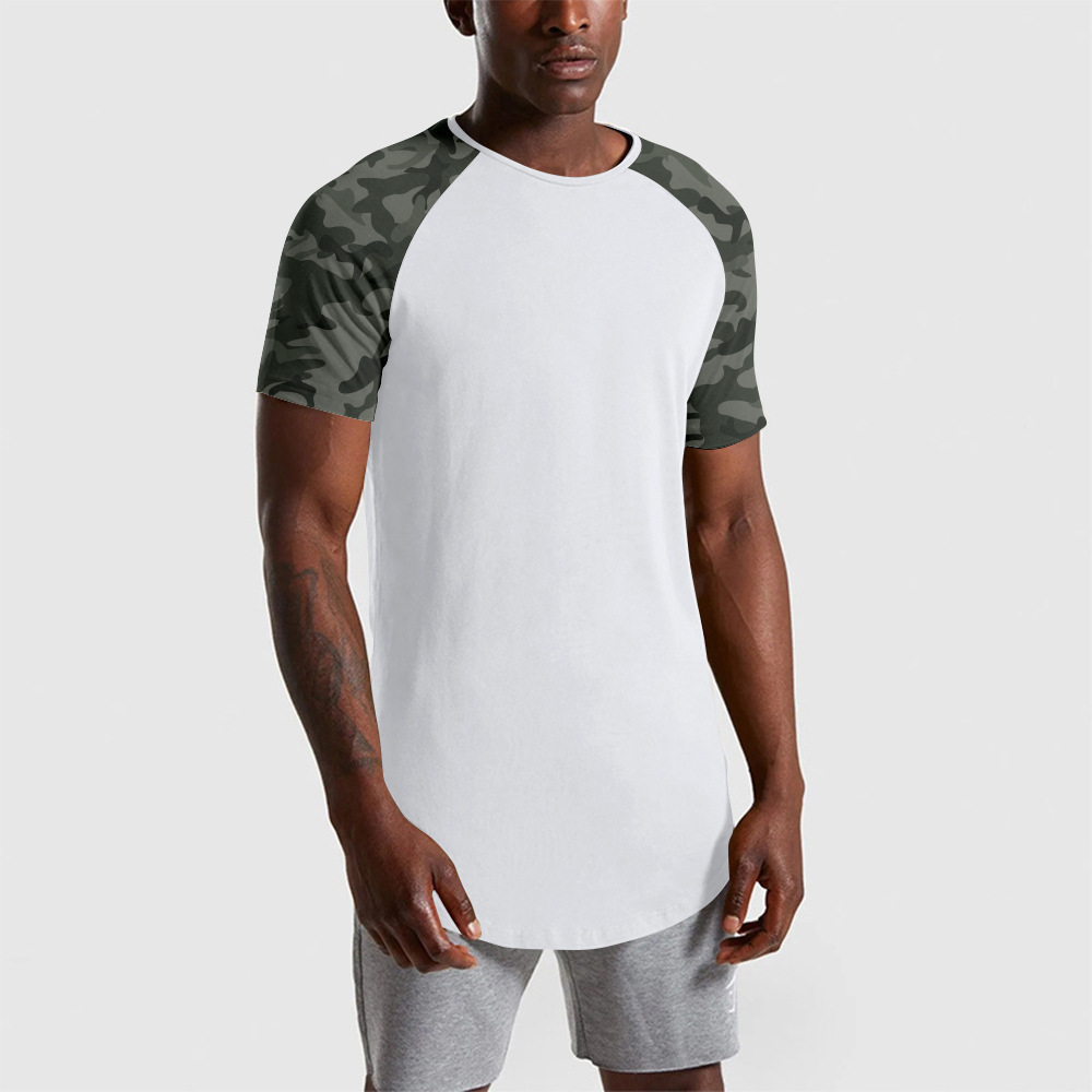 White with green camo sleeve