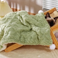 Couverture Douillette Réversible en Taffetas 100% Polyester pour Animaux de Compagnie – Douce, Moelleuse, Chaude, Lavable en Machine, Toutes Saisons, pour Lit d'Intérieur Chat et Chien – Vente en Gros