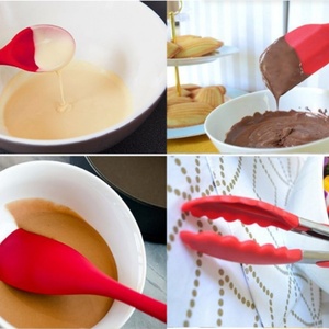 Colorful 10-Piece <b>Silicone</b> Kitchenware Set Non-Stick Pot with Environmental Protection Cooking Shovel <b>Tool</b> Utensils - Product Image 6