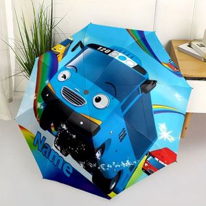 1 Parapluie Pliant Personnalisé avec Nom de Bus de Dessin Animé, Sans MOQ, Cadeau Véhicule Personnalisé, Impression UV, Commande Unique, Guarda Chuva Personalizado - Product Image 3