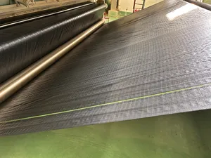 Anti-penetrations-kunststoff-flachdraht gewebte geotextil-herstellungsmaschine verpackung blume geotextil vliesstoff geotextil