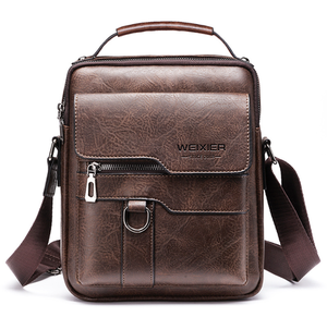 Bestseller Leder Sling-Tasche für Herren Freizeit Umhängetasche Messenger Bag für Herren - Product Image 2