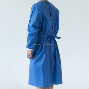 Certificado CE ISO De La bata quirúrgica no tejida médica disponible de SMS para la sala de examen de la Clínica del hospital - Product Image 1