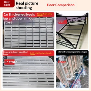 <span class=keywords><strong>Lit</strong></span> <span class=keywords><strong>superposé</strong></span> double en fer, lits superposés haut et bas, <span class=keywords><strong>lit</strong></span> à deux étages, style minimaliste moderne, pour chambre à coucher, usage domestique - Product Image 3