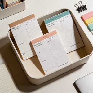 Bloc-notes minimaliste pour planification quotidienne, liste de choses à faire, liste de points à vérifier pour la productivité au travail - Product Image 5