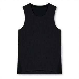 Wholesale Men Cotton Mesh Gym Tank Top Breathable Sleeveless Fitness Training Vest Quick Dry Workout Sports <b>Singlet</b> - Product Image 5