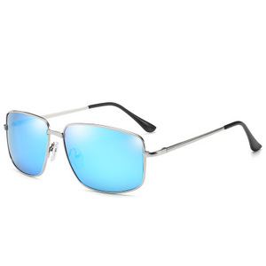 Lunettes de soleil sportives haut de gamme BOOM BM5447 en titane or/gris, polarisées UV400, verres TAC, sans monture, légères, pour hommes, conduite, pêche - Product Image 5