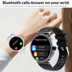 Orologio Smart di Lusso per Donne, Design Elegante, Impermeabile, con Bordo Diamantato, in Argento, Acquistabile Online su Alibaba Cina - Product Image 5