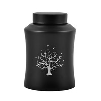 Urna de Acero Inoxidable para Mascotas, Perros y Gatos, Sellada, para Guardar Cenizas, Recuerdo Conmemorativo