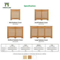 Cache-radiateur classique personnalisé, placage chêne premium, gamme complète disponible, meuble de radiateur best-seller au Royaume-Uni