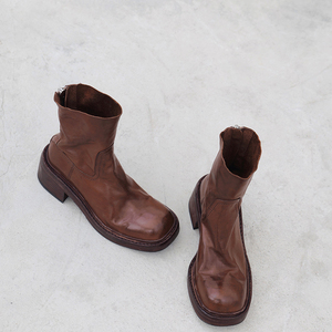 Logo personalizzato realizzato <span class=keywords><strong>con</strong></span> <span class=keywords><strong>stivaletti</strong></span> da donna <span class=keywords><strong>in</strong></span> pelle di alta qualità di lusso e <span class=keywords><strong>suola</strong></span> <span class=keywords><strong>in</strong></span> <span class=keywords><strong>gomma</strong></span> <span class=keywords><strong>con</strong></span> cerniera - Product Image 3