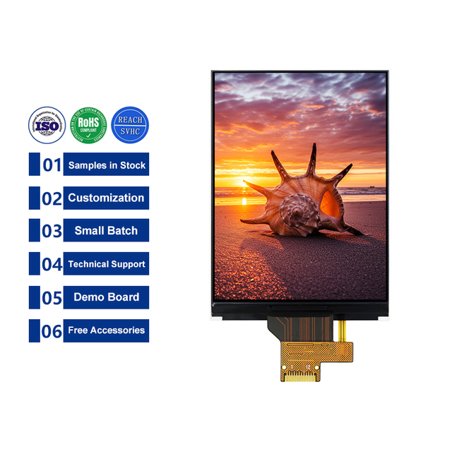 3.2 Inch 240*320 QVGA SPI IPS TFT LCD Module Screen 3.2inch ST7789 12Pin LCD Display Panel Factory Customize Touch Panel CTP