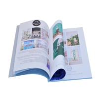 Usine d'impression de magazines Fashional de taille A4 A5 personnalisée