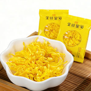 Teh Krisan Sutra Emas Kemasan Individual OEM, Teh Herbal Alami Penyerap Panas, Sachet Tunggal, Minuman Panas/Dingin, Anhui - Product Image 2