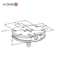 Kit de palettes A-ONE 148G 3A-110048 Accessoires pour machines-outils à utiliser sur tous les mandrins électriques A-one et mandrin de production