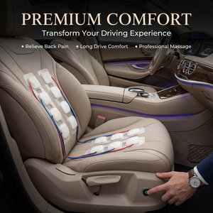 Cuscino Massaggiante per Sedile Auto con Avvio a un Tasto, 14 Punti di Massaggio e Luce LED, Accessorio Universale per Interni Auto - Product Image 6