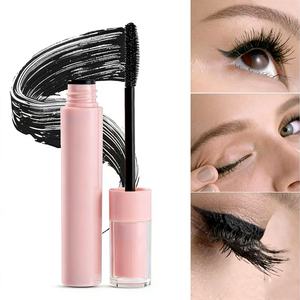 Maquillage Minimaliste Longue Tenue 24h Imperméable Vegan Teinté pour Cils Bouclés, Tube Rose Bébé avec Base Transparente, Couleurs Café Riche et Rose Pâle - Product Image 6