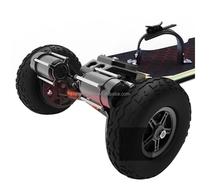 Planche à roulettes électrique tout-terrain 1800W, scooter électrique hors route, 55 km/h, autonomie 50-60 km, contrôle par application Bluetooth, absorption des chocs