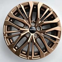 1 pièce Jante en alliage forgé 15 à 26 pouces Gris anthracite finition usinée 5 trous pour voiture Y000